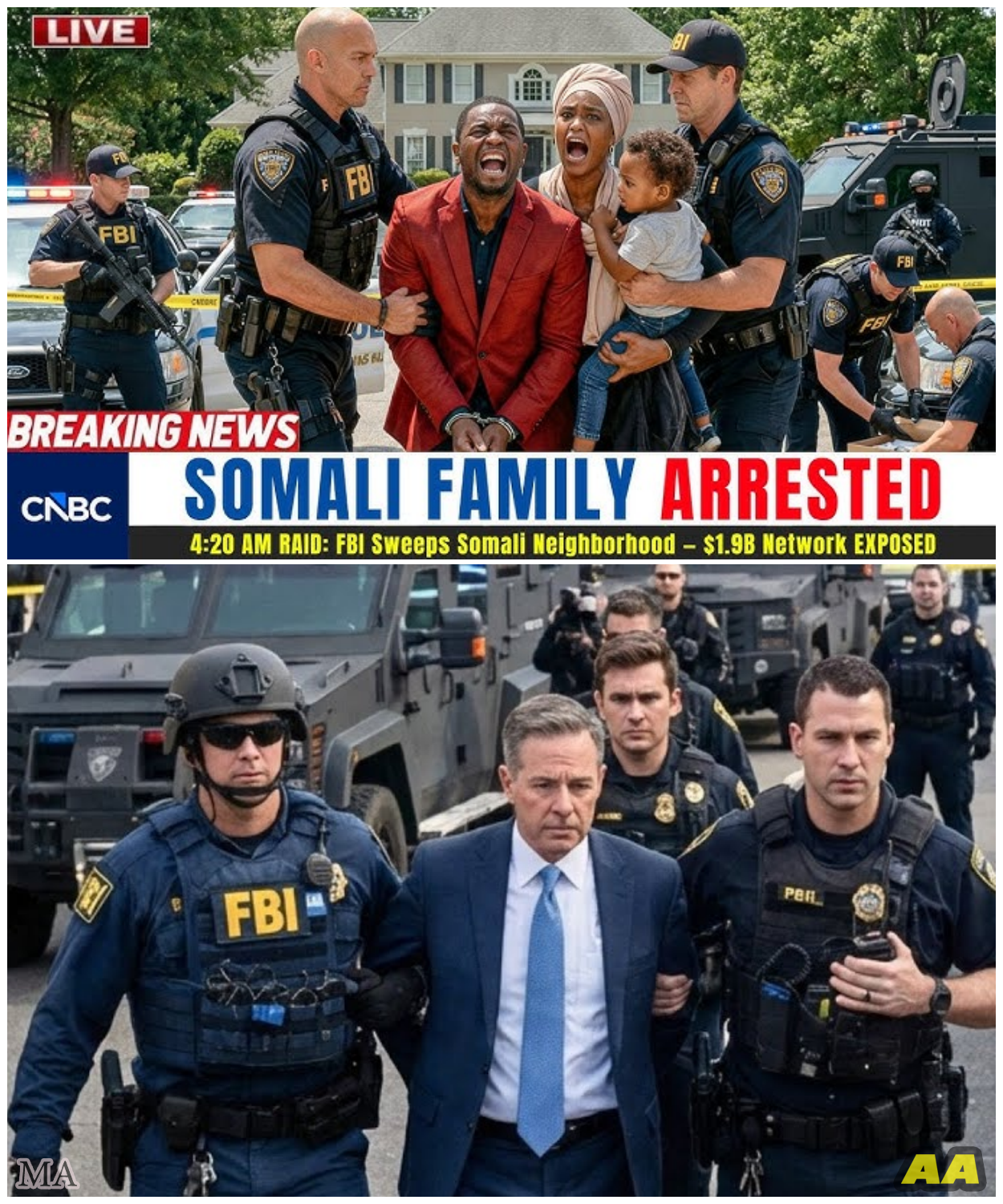 🦊 CASH BEHIND THE WALLS? FBI & ICE Storm Minneapolis Non-Profit as Whispers of a Quarter-Billion-Dollar Secret Explode 💣