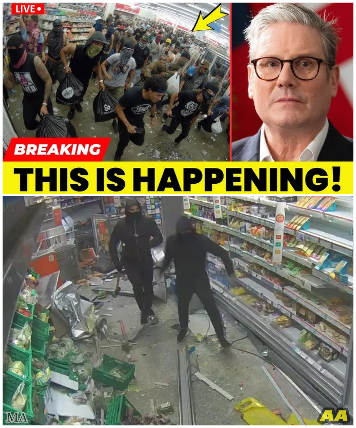 🦊 1 MIN AGO: Tesco Stores STRIPPED BARE by Organised Shoplifter Gangs